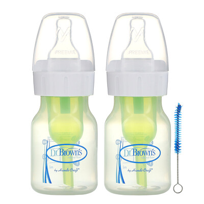 Dr. Brown's Natural Flow, Anti-Colic Bottle, P/0+Months, 2 Pack, 2 oz (60 ml)Each