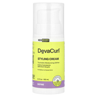 DevaCurl, Krim Penata Rambut, Definitor Pelembap yang Dapat Disentuh, 150 ml (5,1 ons cairan)