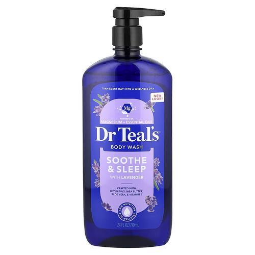Dr. Teal's, Body Wash, Soothe & Sleep, Lavender , 24 fl oz (710 ml)