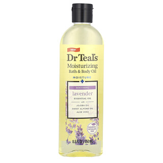 Dr. Teal's, モイスチャライジング バス＆ボディオイル、ラベンダー、260ml（8.8液量オンス）