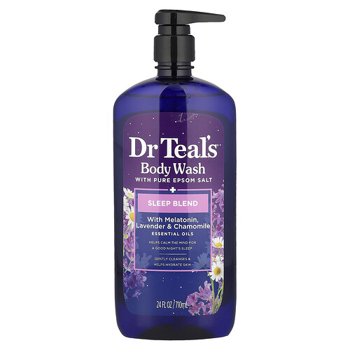 Dr. Teal's, Body Wash mit reinem Epsomsalz, Sleep Blend, 710 ml
