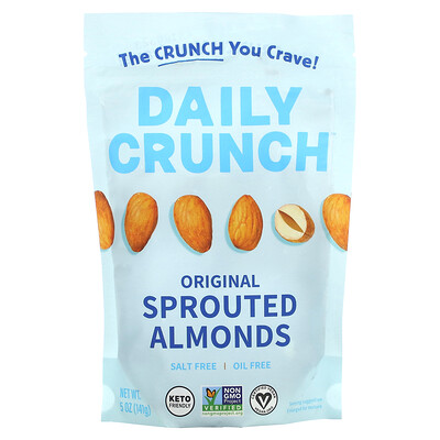 

Daily Crunch, Sprouted Almonds, Original, 5 oz (141 g)