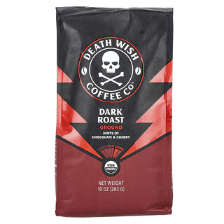 Death Wish Coffee, Gemalen, donker gebrand, 283 g