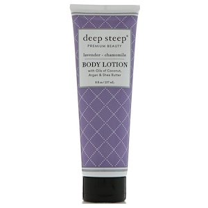 Deep Steep, Body Lotion, Lavender - Chamomile, 8 fl oz (237 ml)