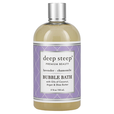 Deep Steep Bubble Bath Lavender - Chamomile 17 fl oz (503 ml)