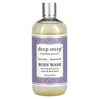 Deep Steep, Body Wash, Lavender - Chamomile, 17 fl oz (503 ml)