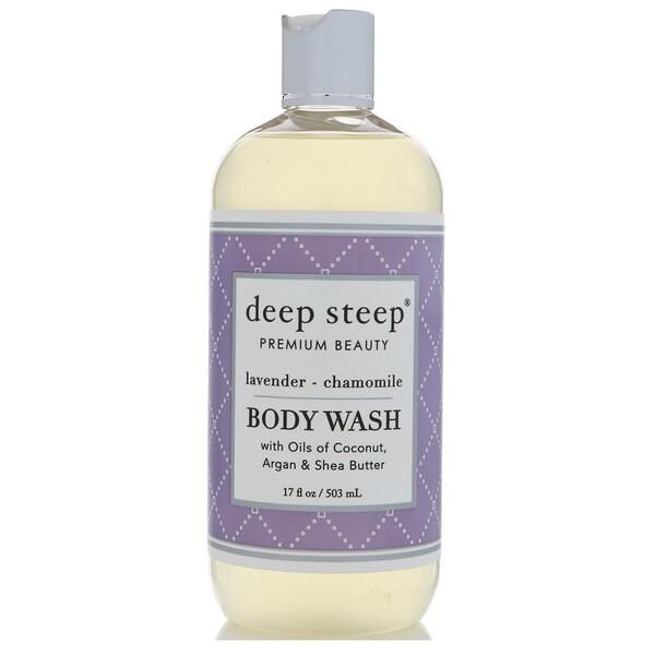 Deep Steep‏, Body Wash, Lavender - Chamomile, 17 fl oz (503 ml)
