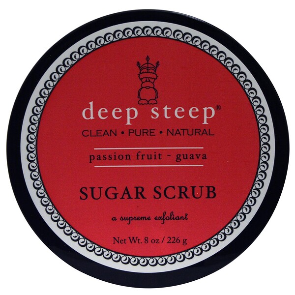 Deep Steep‏, Sugar Scrub, Passion - Fruit Guava, 8 oz (226 g)