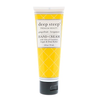 Deep Steep, Hand Cream, Grapefruit Bergamot, 2 fl oz (59 ml)