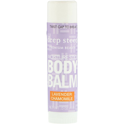 Deep Steep Moisture Stick Body Balm, Lavender Chamomile, .5 oz (15 g)