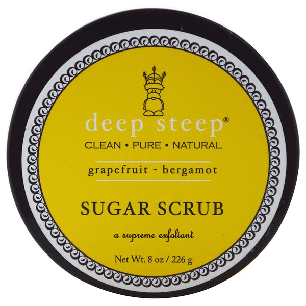 Deep Steep‏, Sugar Scrub, Grapefruit - Bergamot, 8 oz (226 g)