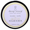 Deep Steep, シュガースクラブ、ラベンダー - バニラ、8オンス (226 g)