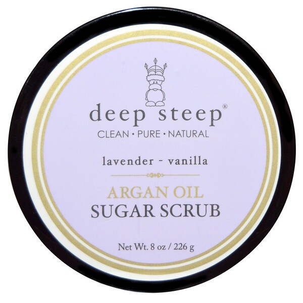 Deep Steep‏, Sugar Scrub, Lavender - Vanilla, 8 oz (226 g)
