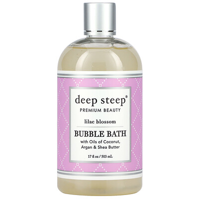 

Deep Steep Пена для ванн, цветение сирени, 17 жидких унций (503 мл)