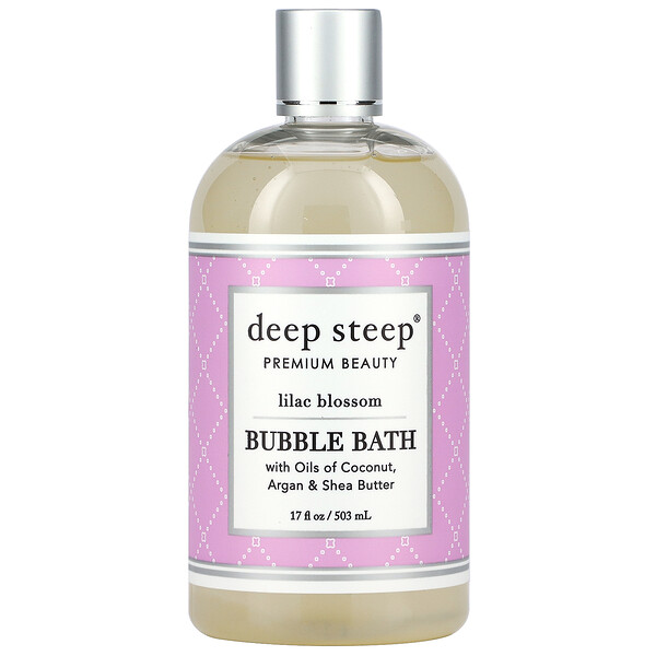 Bubble Bath, Lilac Blossom, 17 fl oz (503 ml)