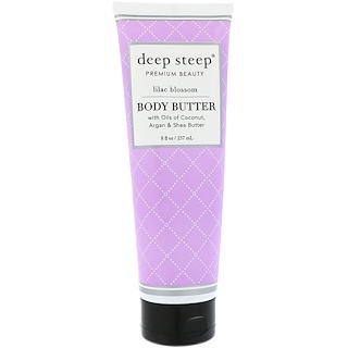 Deep Steep, Body Butter, Lilac Blossom, 8 fl oz (237 ml)