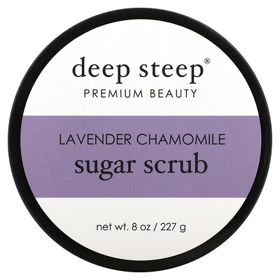 Deep Steep Sugar Scrub Lavender Chamomile 8 oz (227 g)