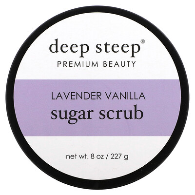 Deep Steep Sugar Scrub Lavender Vanilla 8 oz (227 g)