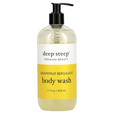 Deep Steep Body Wash Grapefruit Bergamot 17 fl oz (503 ml)