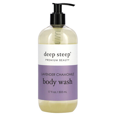 Deep Steep Body Wash Lavender Chamomile 17 fl oz (503 ml)