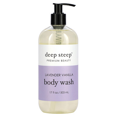 

Deep Steep, Body Wash, Lavender Vanilla, 17 fl oz (503 ml)