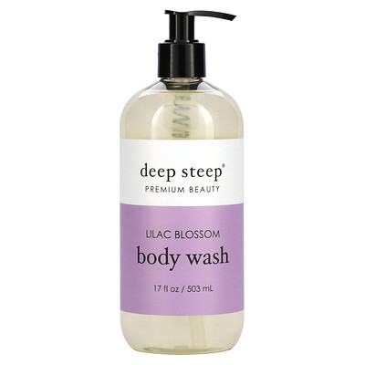 Deep Steep Body Wash Lilac Blossom 17 fl oz (503 ml)