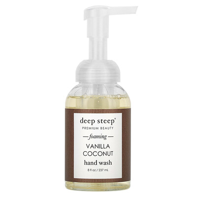 

Deep Steep Foaming Hand Wash Vanilla Coconut 8 fl oz (237 ml)