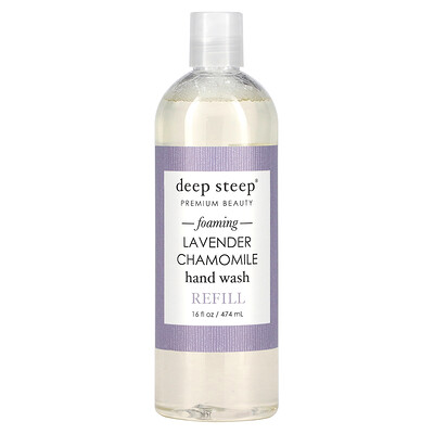 Deep Steep Foaming Hand Wash Refill Lavender Chamomile 16 fl oz (474 ml)