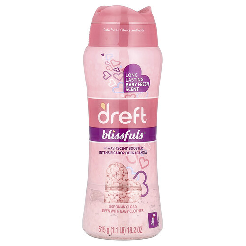 Dreft, Blissfuls™, In-Wash Scent Booster, Baby Fresh, 18.2 oz (515 g)