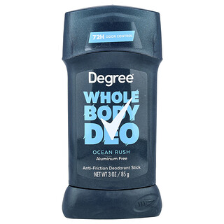 Degree, 홀 바디 Deo, 안티프릭션 데오드란트 스틱, Ocean Rush, 85g(3oz)