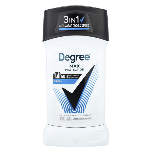 Degree Antiperspirant Deodorant, Max Protection, Fresh, 2.6 oz (74 g)