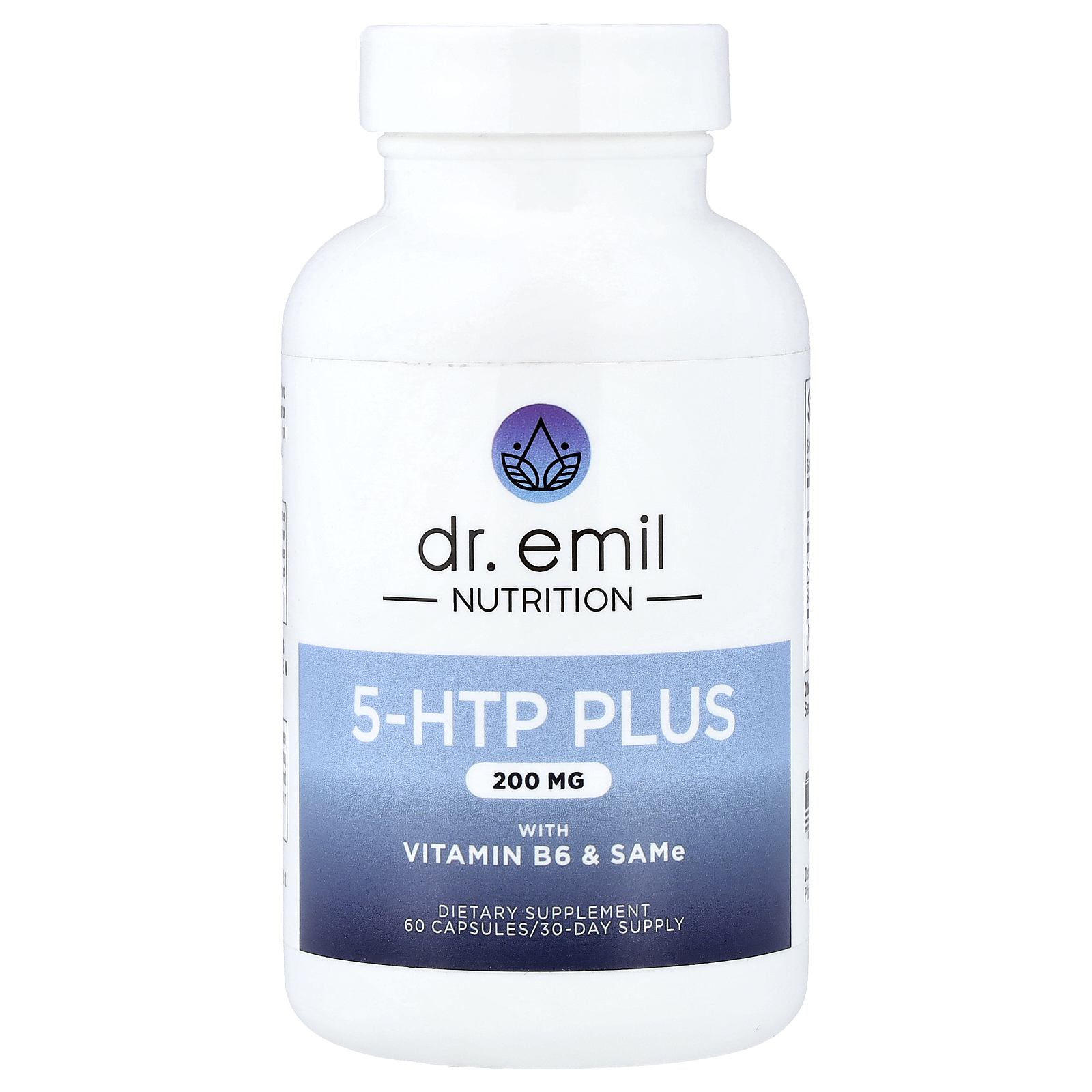 Dr. Emil Nutrition (닥터 에밀 뉴트리션), 비타민 B6 및 SAMe 함유 5-HTP 플러스, 캡슐 60정