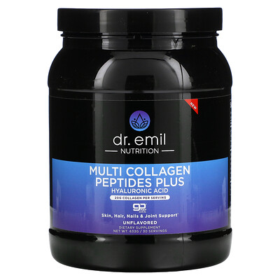 

Dr. Emil Nutrition Multi Collagen Peptides Plus, без добавок, 663 г