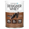 Designer Wellness, 디자이너 유청, 천연 100% 유청 단백질 분말, 고메 초콜릿, 340g(12oz)