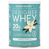 Designer Wellness, 디자이너 유청, 100% 천연 유청 단백질, 프랑스 바닐라, 12 온스 (340 g)