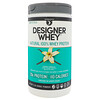 Designer Protein, Designer Whey, Natural 100% Whey Protein, French Vanilla, 2 lbs (908 g)