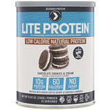 Designer Protein, Lite Protein, низкокалорийный натуральный протеин, шоколадное печенье со сливками, 9,03 унц. (256 г) отзывы