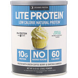 Designer Protein, Lite Protein, низкокалорийный натуральный протеин, ванильный кекс, 9,03 унц. (256 г) отзывы