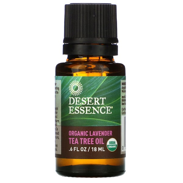 Organic Lavender Tea Tree Oil, .6 fl oz (18 ml)