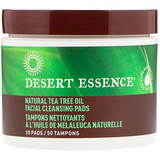 Desert Essence, Тампоны для очистки кожи лица с натуральным маслом чайного дерева, 50 тампонов отзывы