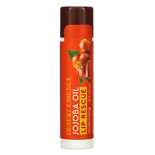 Desert Essence, Lip Rescue, Moisturizing Lip Balm with Jojoba Oil, .15 oz (4.25 g)