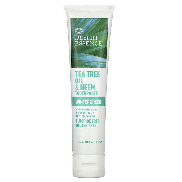 Tea Tree Oil & Neem Toothpaste, Wintergreen, 6.25 oz (176 g)
