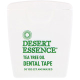 Desert Essence, Зубная лента с маслом чайного дерева, покрытая воском, 30 ярдов (27,4 м) отзывы