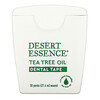 Desert Essence, Зубная лента с маслом чайного дерева, покрытая воском, 30 ярдов (27,4 м)