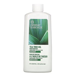 Дезерт Эссенс, Tea Tree Oil Mouthwash, Spearmint , 8 fl oz (237 ml) отзывы покупателей