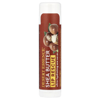 Desert Essence, Lip Rescue, суперувлажняющий бальзам для губ с маслом ши, 4,25 г (0,15 унции)