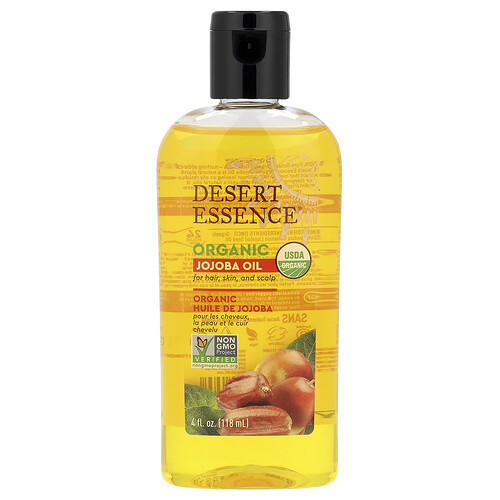 Desert Essence Organic Jojoba Oil, 4 fl oz (118 ml)