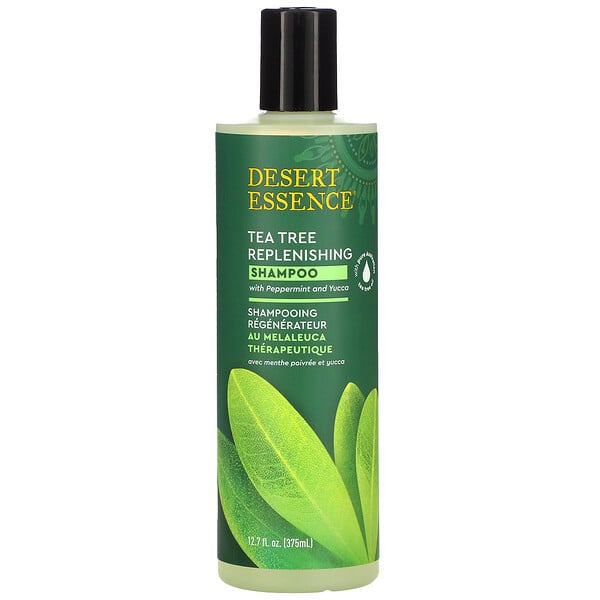Desert Essence, 茶樹保濕滋養洗髮水，12.7 盎司（375 毫升）
