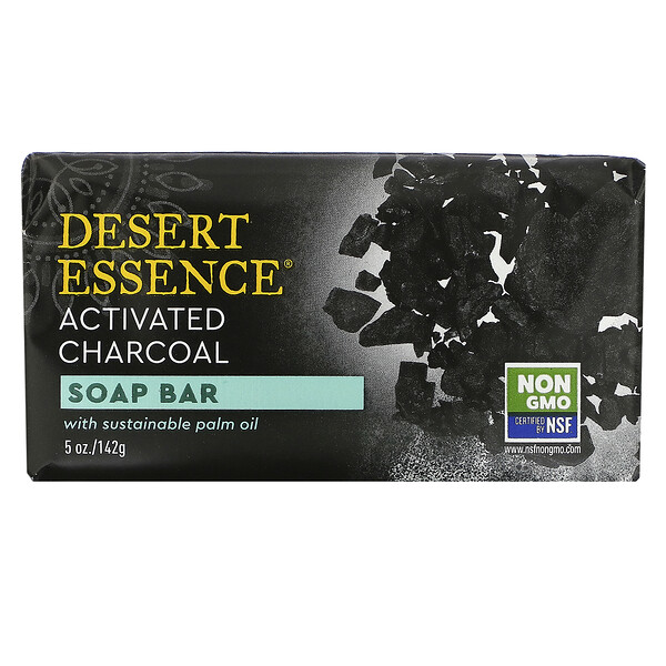 Soap Bar, Activated Charcoal, 5 oz (142 g)