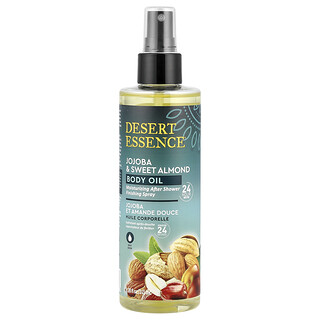 Desert Essence, Huile pour le corps au jojoba et à l’amande douce, 245 ml